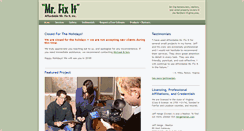 Desktop Screenshot of mrfixitnova.com